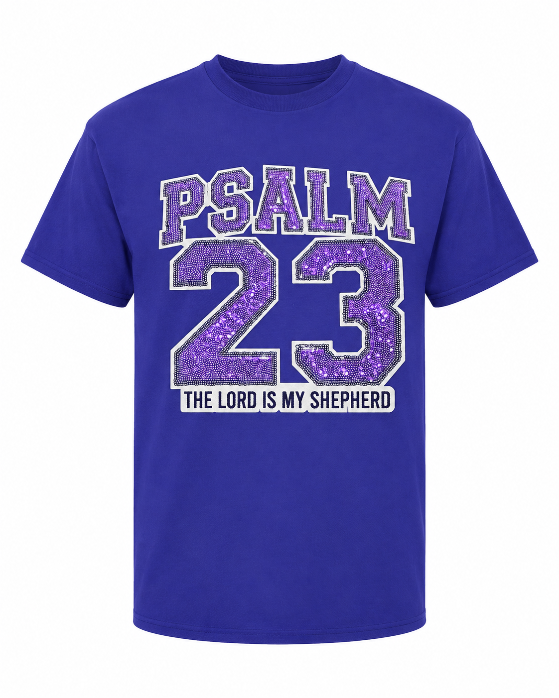 Psalm 23 Sequin Patch T-Shirt